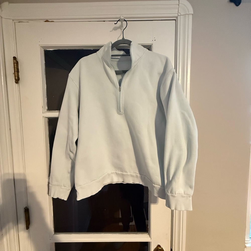 Lulu Lemon Light Blue Quarter Zip
